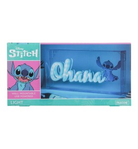 Lámpara Led Neón Paladone Stitch Ohana