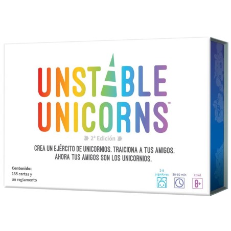 Juego De Mesa Unstable Unicorns Pegi 8