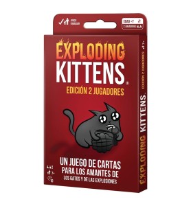 Juego De Mesa Exploding Kittens Edicion 2 Jugadores Pegi 10