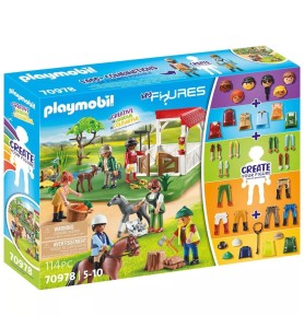 Playmobil My Figures Rancho Caballos