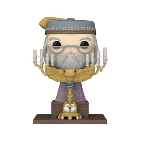 Funko Pop Harry Potter Deluxe Dumbledore Con Podio 76002