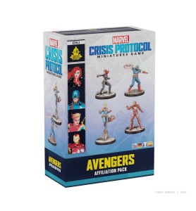 Juego De Mesa Marvel Crisis Protocol Avengers Affiliation Pack Edad Recomendada 14 Años