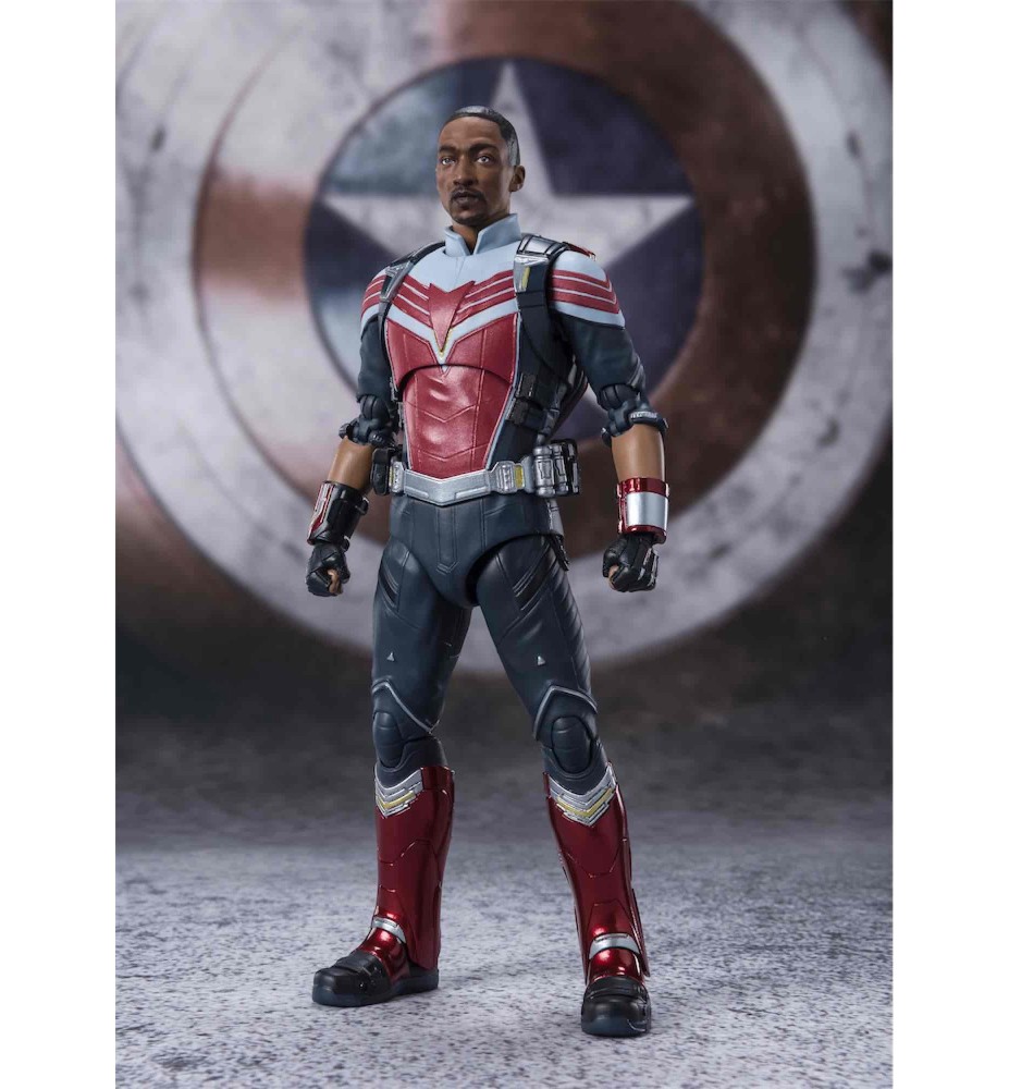 Figura Tamashi Nations Falcon Figura Marvel The Falcon And The Winter Soldier S.h. Figuarts