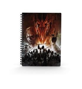 Libreta Efecto 3d Sd Toys El Señor De Los Anillos Ejercito De Mordor