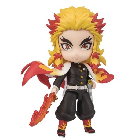 Figura Tamashii Nations Demon Slayer Kimetsu No Yaiba Kyojuro Rengoku Flame Breathing Mugen Train Figuarts Mini