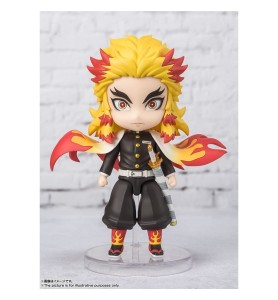 Figura Tamashii Nations Demon Slayer Kimetsu No Yaiba Kyojuro Rengoku Flame Breathing Mugen Train Figuarts Mini