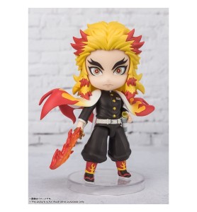 Figura Tamashii Nations Demon Slayer Kimetsu No Yaiba Kyojuro Rengoku Flame Breathing Mugen Train Figuarts Mini