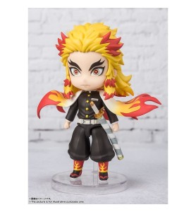 Figura Tamashii Nations Demon Slayer Kimetsu No Yaiba Kyojuro Rengoku Flame Breathing Mugen Train Figuarts Mini