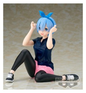 Figura Banpresto Re Zero Starting Life In Another World Relax Time Rem Training