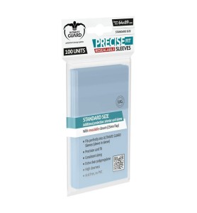 Fundas Transparentes De Cartas Ultimate Guard Precise - Fit Cierre Reutilizable Tamaño Estándar 100 Unidades