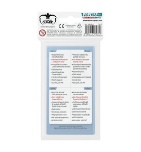 Fundas Transparentes De Cartas Ultimate Guard Precise - Fit Cierre Reutilizable Tamaño Estándar 100 Unidades