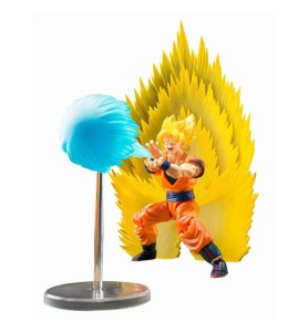 Figura Tamashii Nations Sh Figuarts Dragon Ball Z Super Saiyan Son Goku's Set Teleport Kamehameha 15cm