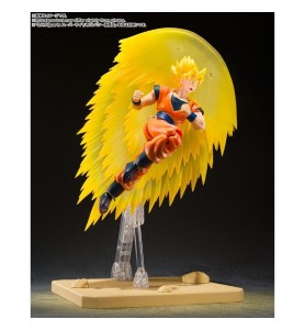 Figura Tamashii Nations Sh Figuarts Dragon Ball Z Super Saiyan Son Goku's Set Teleport Kamehameha 15cm