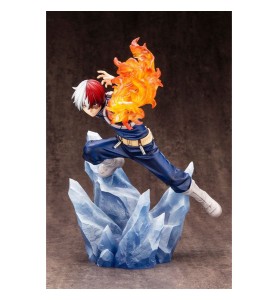 Figura Kotobukiya My Hero Academia Artfxj Shoto Todoroki Ver 2 Bonus Edition Pvc Escala 1 - 8 26 Cm