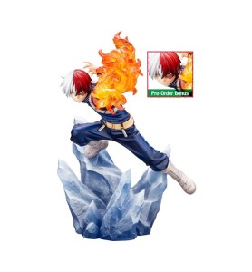 Figura Kotobukiya My Hero Academia Artfxj Shoto Todoroki Ver 2 Bonus Edition Pvc Escala 1 - 8 26 Cm