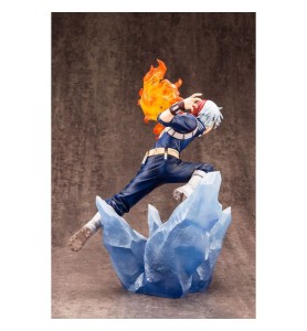 Figura Kotobukiya My Hero Academia Artfxj Shoto Todoroki Ver 2 Bonus Edition Pvc Escala 1 - 8 26 Cm