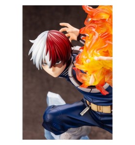 Figura Kotobukiya My Hero Academia Artfxj Shoto Todoroki Ver 2 Bonus Edition Pvc Escala 1 - 8 26 Cm