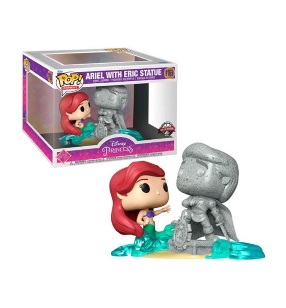 Funko Pop Moment Disney La Sirenita Princesa Ariel Con Estatua De Eric 58795