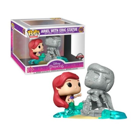 Funko Pop Moment Disney La Sirenita Princesa Ariel Con Estatua De Eric 58795