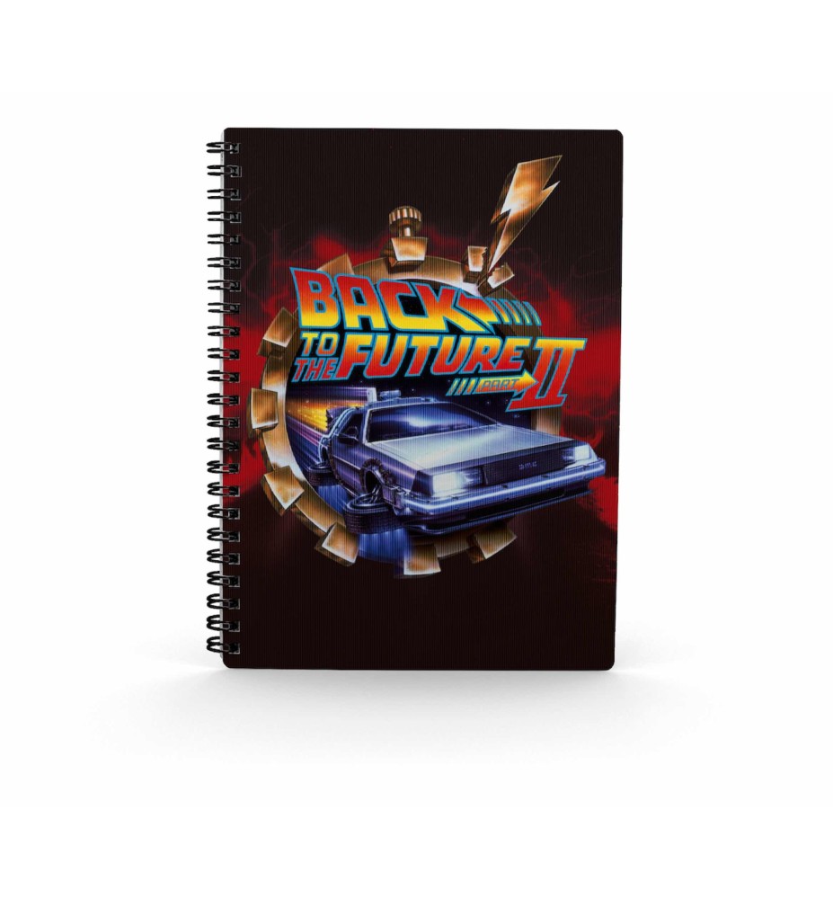 Libreta Efecto 3d Póster Bttf 2 Regreso Al Futuro