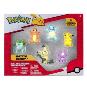 Figuras Pokémon Multipack 6