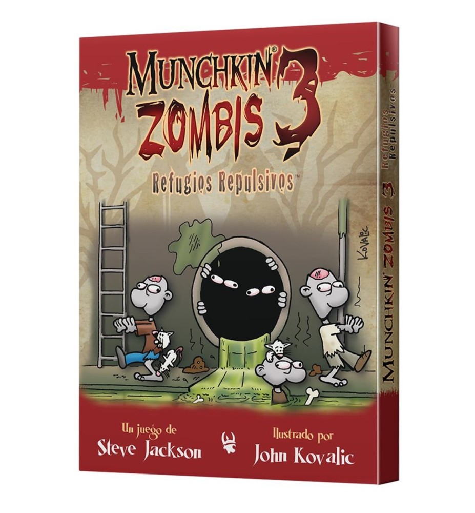 Juego De Mesa Munchkin Zombis 3: Refugios Repulsivos Pegi 10