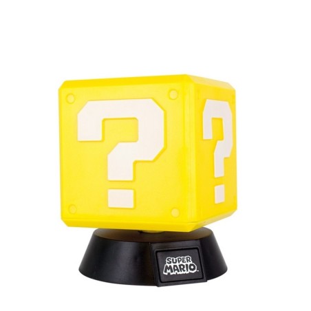 Lámpara 3d Paladone Nintendo Super Mario Question Block