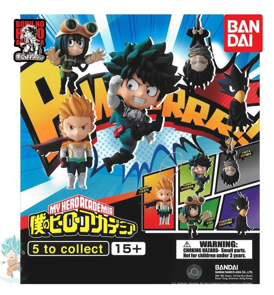 Set Gashapon My Hero Academia Llavero Deformed Mascot Smash Vol.2 Bandai