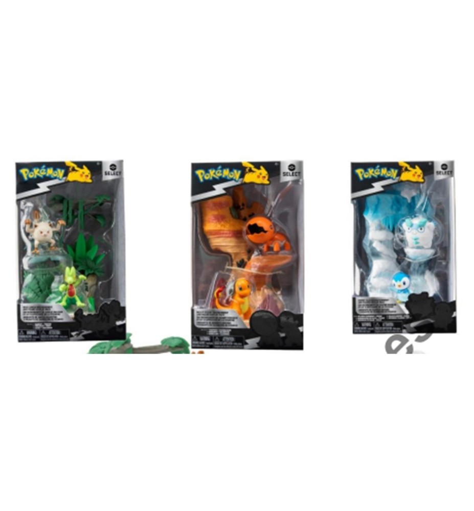 Pack Pokémon Mini Mundos + 2 Figuras Mundos Aleatorios