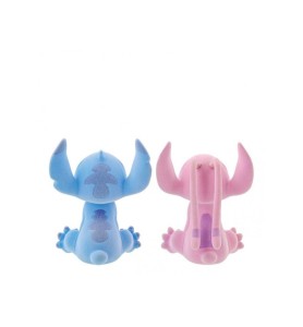 Pack De 2 Figuras Flocadas Enesco Disney Stitch Y Angel Beso