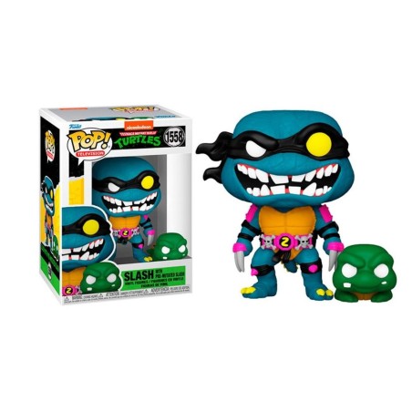 Funko Pop Tortugas Ninja Mutantes Slash & Pre - Mutante Buddy 78048