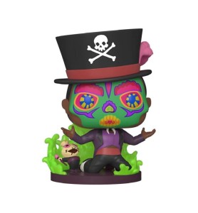 Funko Pop Disney Villanos Tiana Y El Sapo Sugar Skull Facilier Base Especial