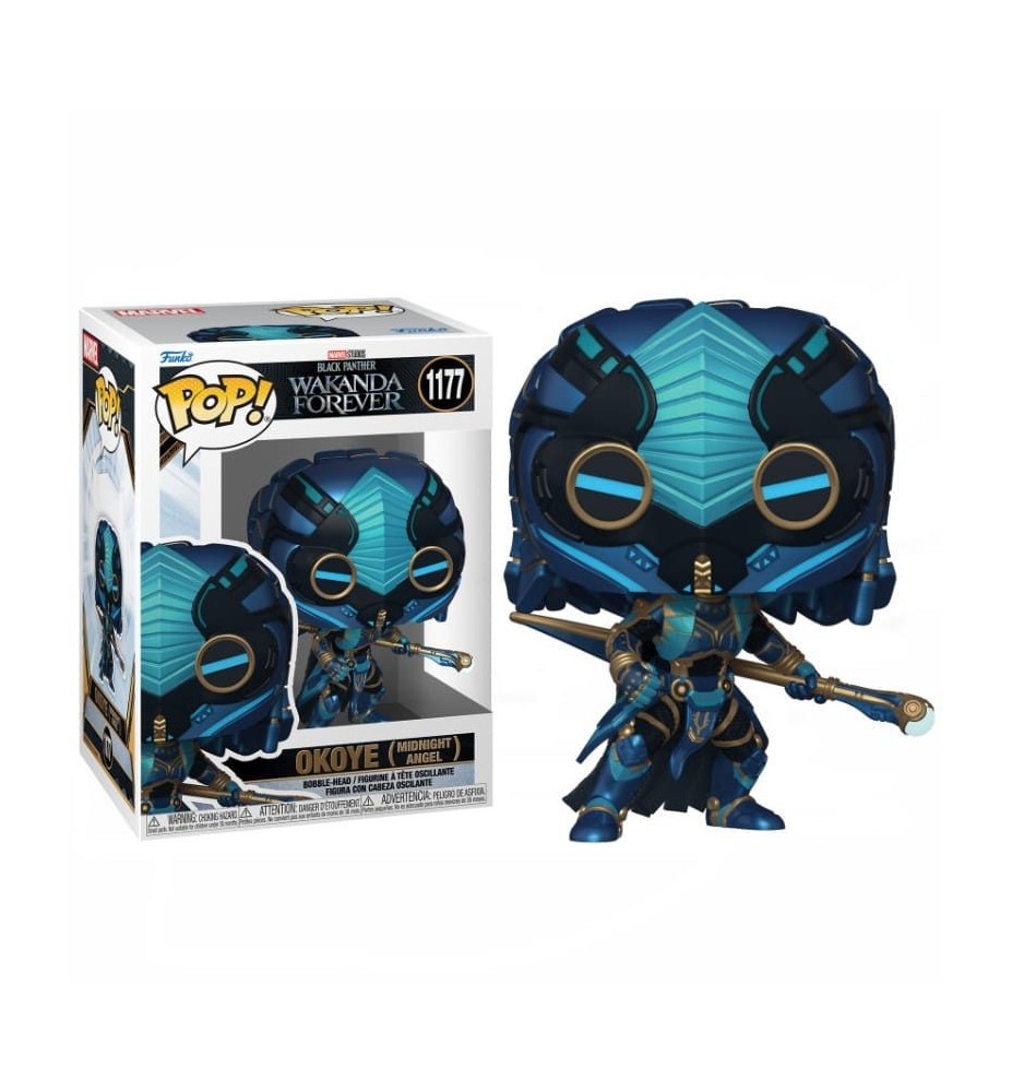 Funko Pop Marvel Black Panther Wakanda Forever Okoye Midnight Angel 66719