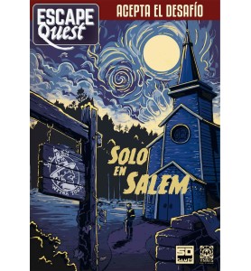 Juego De Mesa Escape Quest 3: Solo En Salem Formato Libro Pegi 12