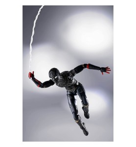 Figura Tamashii Nations Marvel Spider - Man No Way Home Spider - Man Traje Negro & Dorado Sh Figuarts