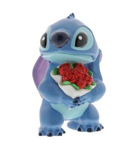 Figura Enesco Disney Lilo & Stitch Stitch Con Ramo De Rosas