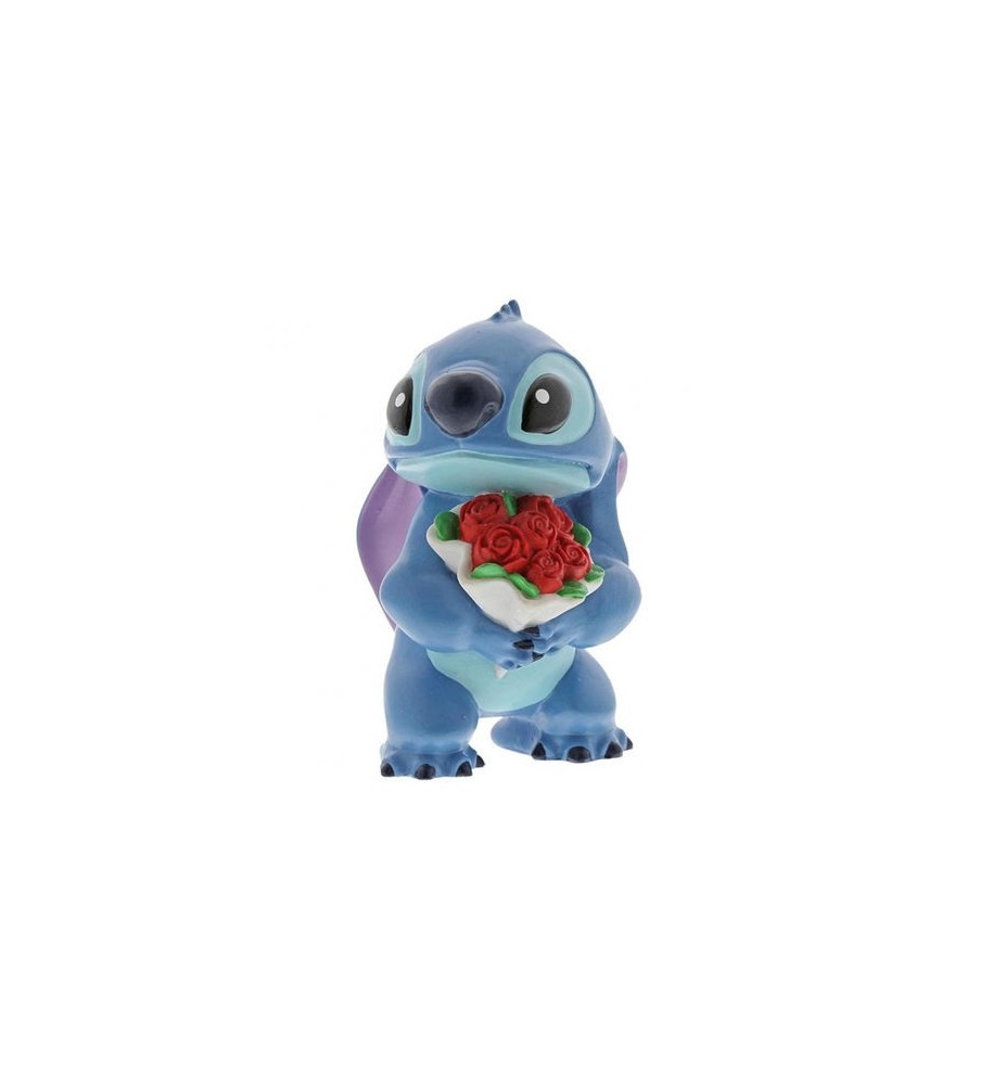 Figura Enesco Disney Lilo & Stitch Stitch Con Ramo De Rosas