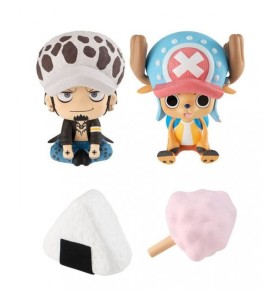 Pack 2 Figuras Megahouse One Piece Look Up Trafalgar D Law & Tony Tony Chopper Con Regalos Sorpresa