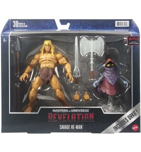 Figura Mattel Masters Of The Universe Revelation He - Man Savage Deluxe