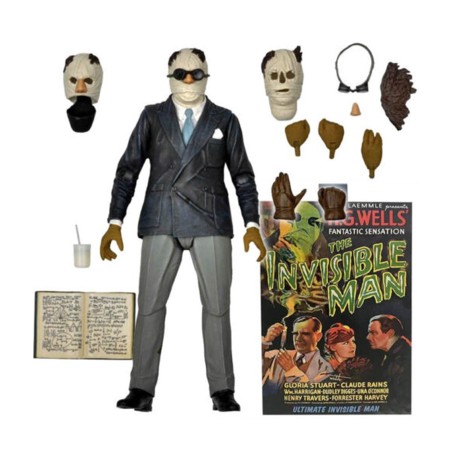 Figura Neca Universal Monster Scale Action Ultimate Invisible Man