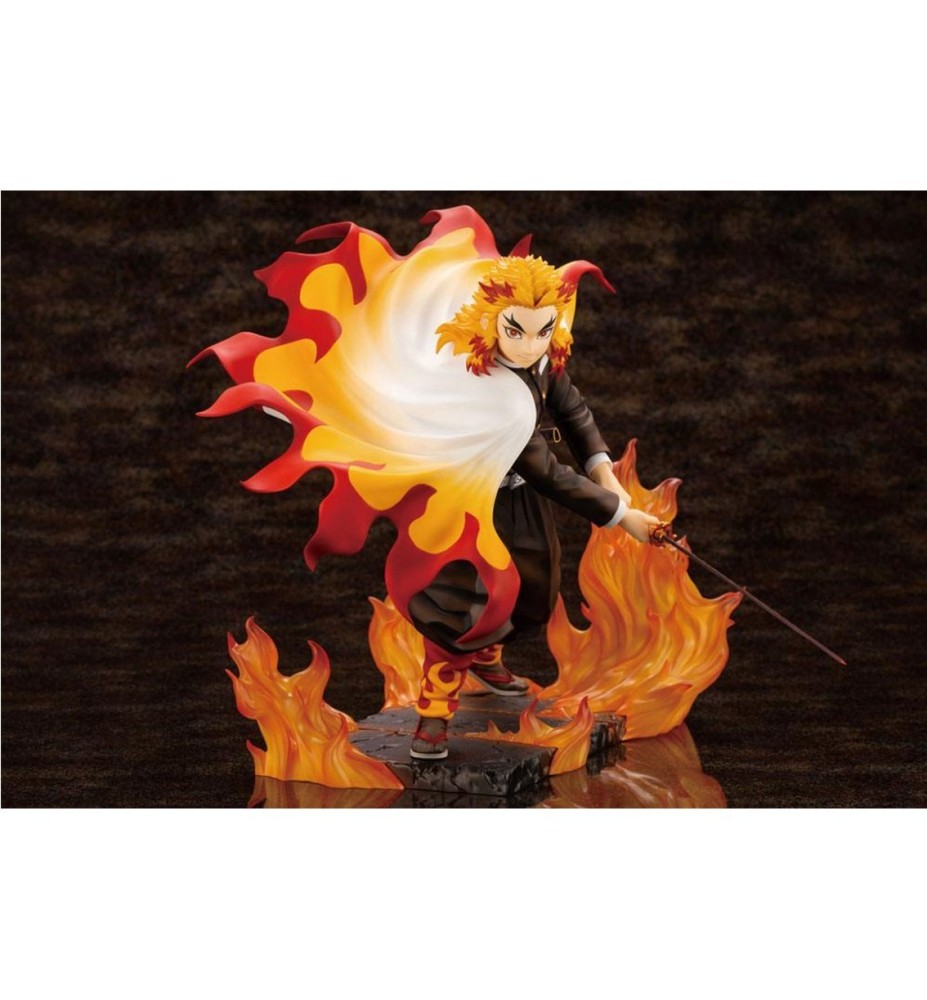 Figura Kotobukiya Demon Slayer Kimetsu No Yaiba Kyojuro Rengoku Bonus Edition