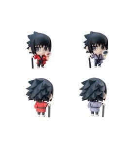 Set Figuras Con Postales Megahouse Naruto Shippuden Petit Chara Land 10th Anniversary