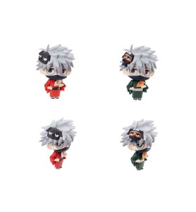 Set Figuras Con Postales Megahouse Naruto Shippuden Petit Chara Land 10th Anniversary