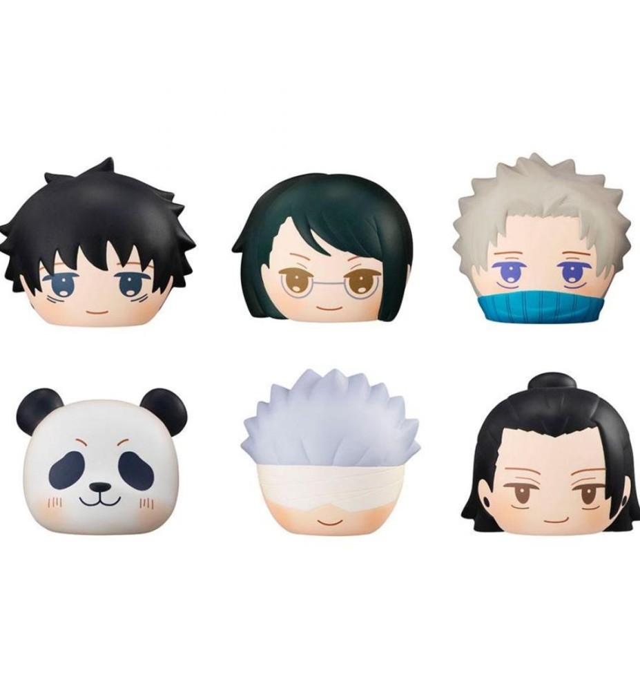 Pack 6 Figuras Antiestres Megahouse Jujutsu Kaisen Gekijouban Fluffy Squeeze Bread Box