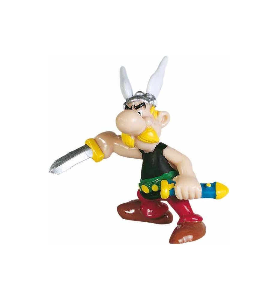 Figura Plastoy Asterix & Obelix Asterix El Galo Con Espada Pvc