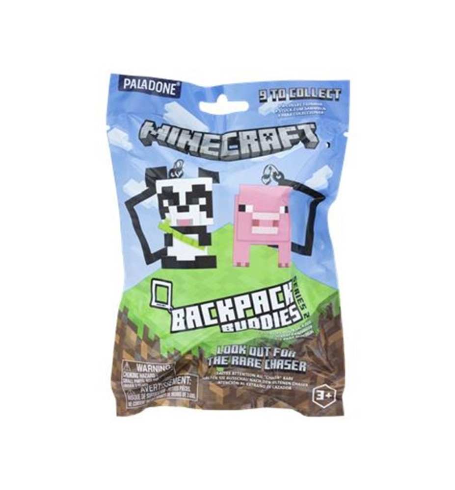 Figura Con Colgante Backpack Budies Paladone Minecraft T2