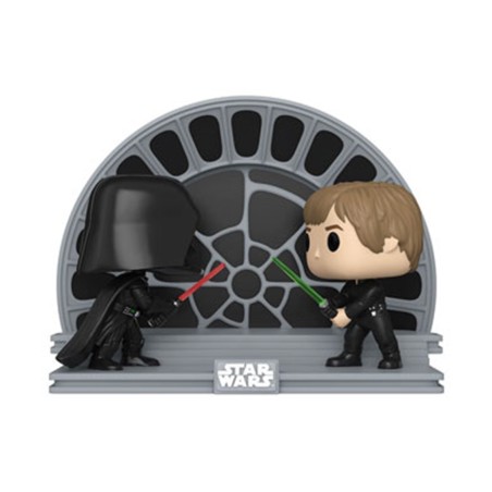 Funko Pop Moment Star Wars Retorno Del Jedi 40 Aniversario Luke Vs Darth Vader 70743