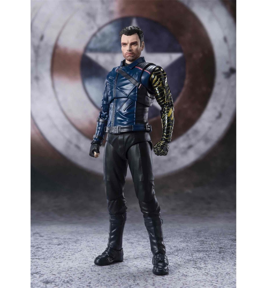 Figura Tamashi Nations Bucky Barnes Figura Marvel The Falcon And The Winter Soldier S.h. Figuarts