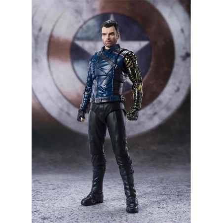 Figura Tamashi Nations Bucky Barnes Figura Marvel The Falcon And The Winter Soldier S.h. Figuarts