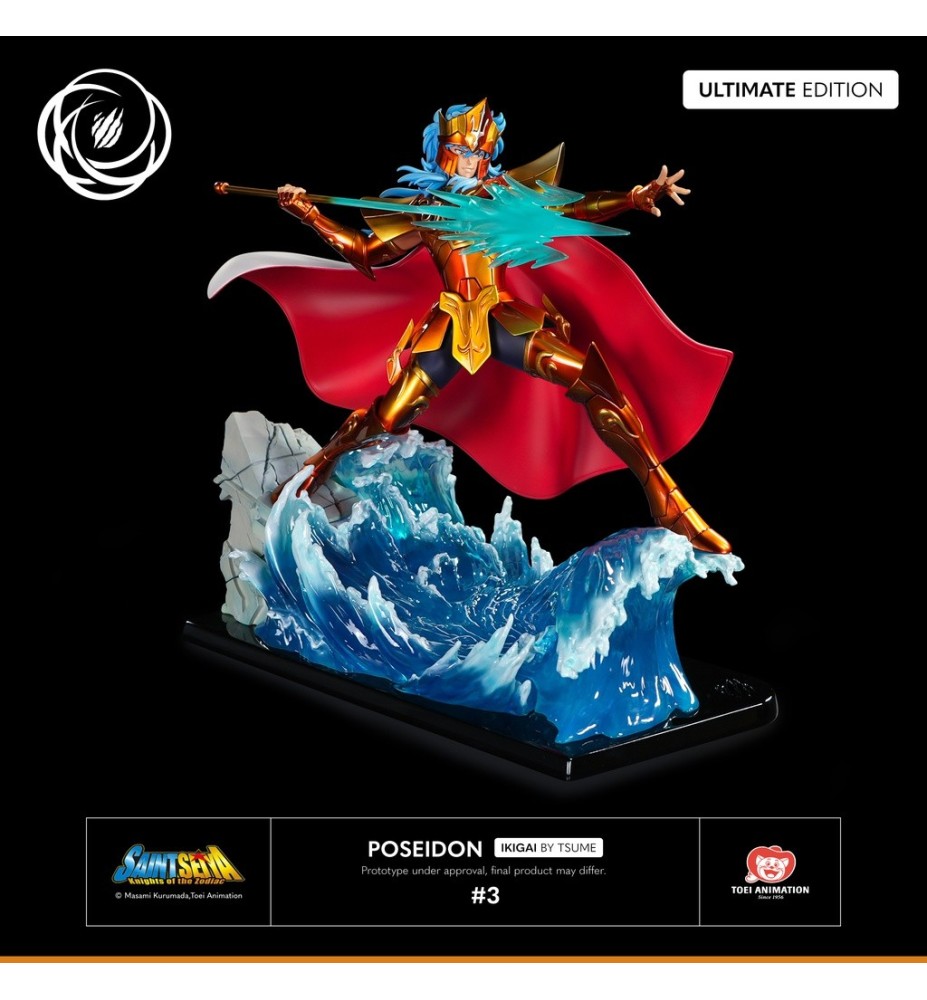 Figura Tsume Art Saint Seiya Poseidon Resina Escala 1 - 6 Ikigai